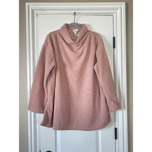 Ava & Viv Women’s Long Sleeve Sweater Pink Blush  Size 2X - Picture 2 of 6